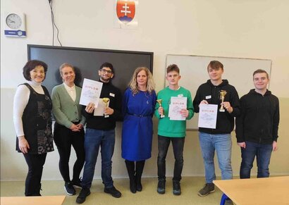 Prvé miesto v krajskom kole Olympiády v nemeckom jazyku