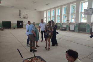 Zväčšiť fotografiu - Rekonštrukcia telocvične