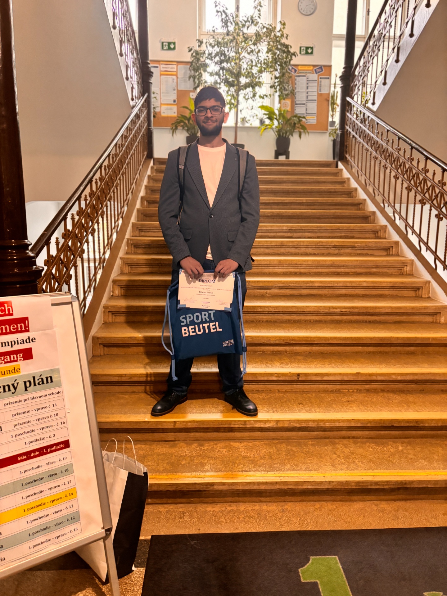 Nikolas Benčík medzi najlepšími na Olympiáde v nemeckom jazyku